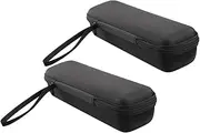 Sosoport 2 Pcs Eva Microphone Storage Bag Shockproof Drop Case for Handheld Microphones Protective Zipper Pouch for Easy Travel Storage Mic Carrying Pouch