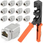 Easyshield (CAT6A Kit) - Speed Termination Tool, with 12 Slim Profile, 90-Degree