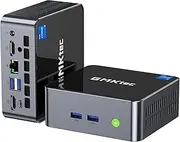GMKtec Mini PC Intel i5-12450H(Turbo 4.4 GHz) 32GB DDR4 1TB M.2 NVMe SSD Mini Computers, USB 3.2, Type-C/WiFi 6, BT5.2, RJ45 2.5G/ 4K Triple Display Desktop PC