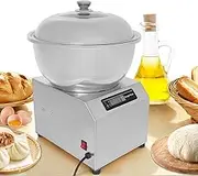 CHAOFLIGHT Stainless Steel Dough Maker, 8KG Dough Flour Mixer Machine, 750W Multi-Function Stand Food Mixer Bread Proofer with Timing Function Dual Rotation for Restaurants Bakery Pizzeria