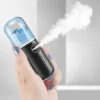 在飛比找樂天市場購物網優惠-納米噴霧儀臉部補水加濕噴器隨身便攜充電小型加濕器美容儀蒸臉器