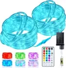 Color Changing Rope Lights Outdoor - Connectable 66Ft 200 LED Outdoor String Lig