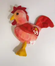 Strut The Rooster Beanie Baby - New With Tag