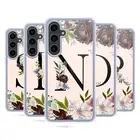 NATURE MAGICK ROSE GOLD FLOWERS MONOGRAM 2 GEL CASE COMPATIBLE SAMSUNG/MAGSAFE