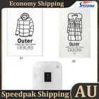 Vacuum Storage Hanging Bag Wardrobe Compressed Bag for Clothes Down Overcoat AU