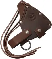 WOOX Sheath Brown Leather One Piece Construction For Use With AX1 Axe WXS00201