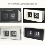 Auto Flip Clock Classic Retro Digital Flip Down Clock for Office Home Decor AU