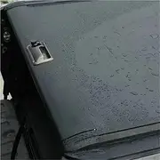 ALCYBD Pickup Truck Tonneau Cover Compatible for Dodge Ram 1500 TRX Aluminum Tonneau Cover Hard Folding Shutter Tonneau(Manual Lock)