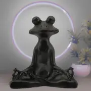 23101 Frog Statue Meditation Lotus Pose Yoga Zen Buddha Outdoor Garden Patio ...