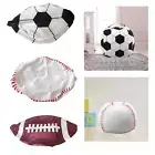 Bean Bag Cover (No Filler) Bean Bag Chair Cover for Bedroom Plush Toys Home