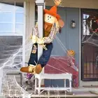 Thanksgiving Fall Scarecrow Autumn Harvest Scarecrow for Fence Rails Holiday