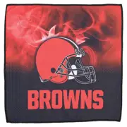 KR Strikeforce NFL Cleveland Browns Dye Sub On Fire Bowling Ball Towel