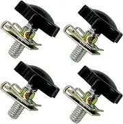 Black Theft Deterrent Saddlebag Hard Bag Security Locks Mounting Bolts Pins Quick Release Fastener for Harley Davidson Touring 1988-2019