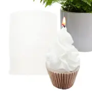 Ice Cream Candle Mold DIY Party Decor Flower Cake Wedding Making Crafts Mould