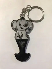 Waving Elephant Shopping Trolley Key Token Removable for Coles Aldi etc.