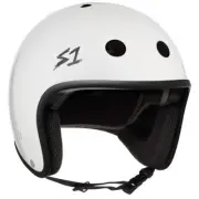 S-One Helmet Retro Lifer L White Gloss