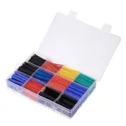 800pcs Heat Shrink Tubing Kit 2:1 Heat Shrink Tube for Cable Wire Wrap 12 Size