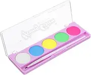 Easy-clean Face Painting Kit Water Liner Palette Neon Colors for Boys and Girls and Adults