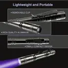 UV Ultra Violet LED Flashlight 395 nM Blacklight Torch Light Inspection Lamp