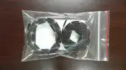 NEW 50 x Coin/Dot Pairs 5/8" Black Hook & Loop Craft Supplies - Free Ship