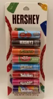 Hershey Candy 8 Flavored Lip Balms