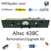 Altec 438C restoration recap repair service rebuild kit fix set capacitor