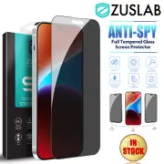 For Apple iPhone 14 Pro Max Plus ZUSLAB Privacy Tempered Glass Screen Protector