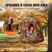 Hanging Tree Tent Swing with LED Lights, 150 kg Capacity for Indoor/Outdoor Use