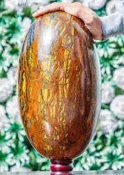 A+ Rare 345MM Quality Natural Golden Tiger Eye Stone Healing Metaphysical Lingam