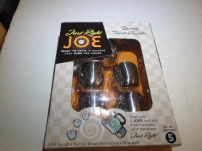 Just Right Joe Beverage Temperature Regulators Ready to Drink Hot/Cold