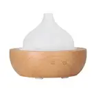 Aromatherapy Diffuser LED Oil Ultrasonic Air Humidifier Glass Wood 13-LW