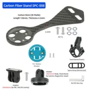 Carbon Fiber Bike Handlebar Computer Camera Mount Kit For Garmin Bryton Wahoo