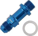 Aeroflow Metric M14 X 1.5mm to -6 Long Extension 51mm Blue Male -6AN - AF732-06L