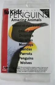 Chick Fil A Kids Book Amazing Animals Penguins - New in package