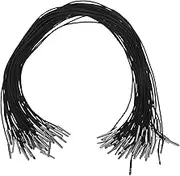 NUOBESTY 50pcs Elastic Drawstring Cords with Metal Ends Rope for Hoodies Face Masks DIY Projects Versatile Elastic Cord for Home and Outdoor Use