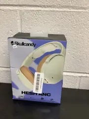 Skullcandy Hesh ANC Over-Ear Noise Cancelling Wireless Headphones, Mod White