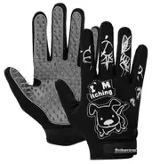 Patented PGMG-Pet Hair Removal/Hair Drawing Care Gloves Seven Sizes All Dogs, Horses, Cats