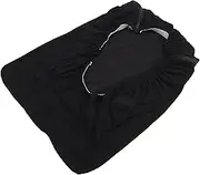 FIXOSHEE Rotating Office Chair Cover Protector Removable Stretch Desk Chair Slipcover Black Soft Protection for Ergonomic Computer Chairs Easy to Clean