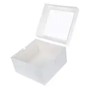 SpecialT | Cake Boxes with Window 25pk 12? x 12? x 6? Inch White Bakery Boxes,
