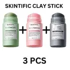 SKINTIFIC 3pcs Mugwort Clay Mask Niacinamide Bright Clay Mask Alaska Volcano Dee