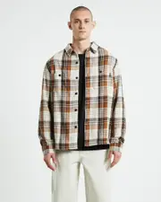 Dino Pigs Long Sleeve Overshirt Off White