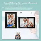 10.1in WiFi Digital Photo Frame Smart Touch Screen Auto Rotation Wall Mounta Set