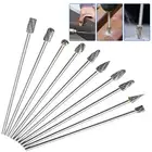 100mm Extra Long Rotary Rasp File Carving Grinder Burr Bits Wood Drilling AU