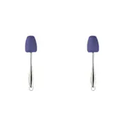 2x Dexas Gadget Silicone 29cm Spoonula Spoon/Spatula Kitchen Utensil Purple