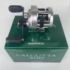 Shimano Calcutta 200 Silver Baitcasting Reel Dual Axis Fishing Reel New