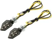 2Pcs Universal Mini Motorcycle for Led Turn Signal Indicators Light Blinker Led Motorbike Super Bright Lamp Indicator Lights