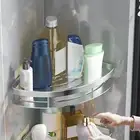 Bathroom Storage Organizer Adhesive Corner Rack Modern Shower Caddy Shelves Set