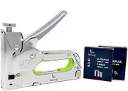 Könnig Heavy Duty Upholstery Staple Gun 3 in 1 with Staples for Staple Gun, Hand