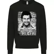 Pablo Escobar Mug Shot Kids Sweatshirt Jumper