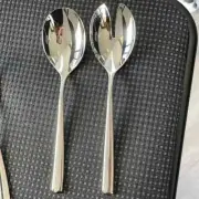 NEW Rare WMF Cromargan WMF Manaos Bistro large Salad serving spoon & Fork